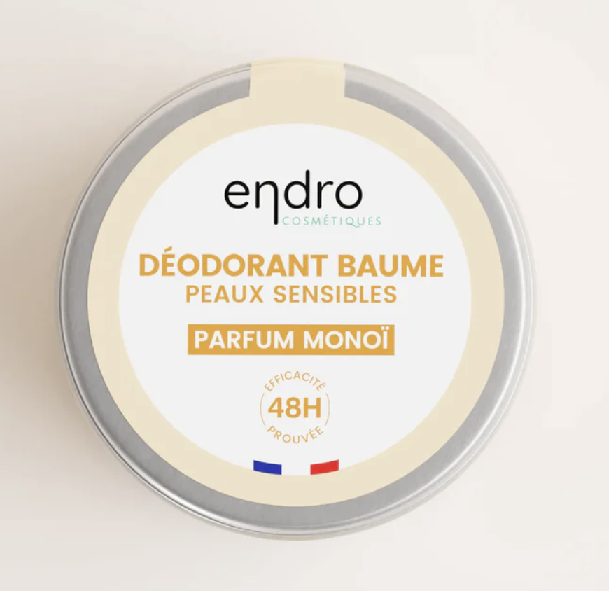 Déodorant baume Peaux Sensibles – Parfum Monoï – 50ml