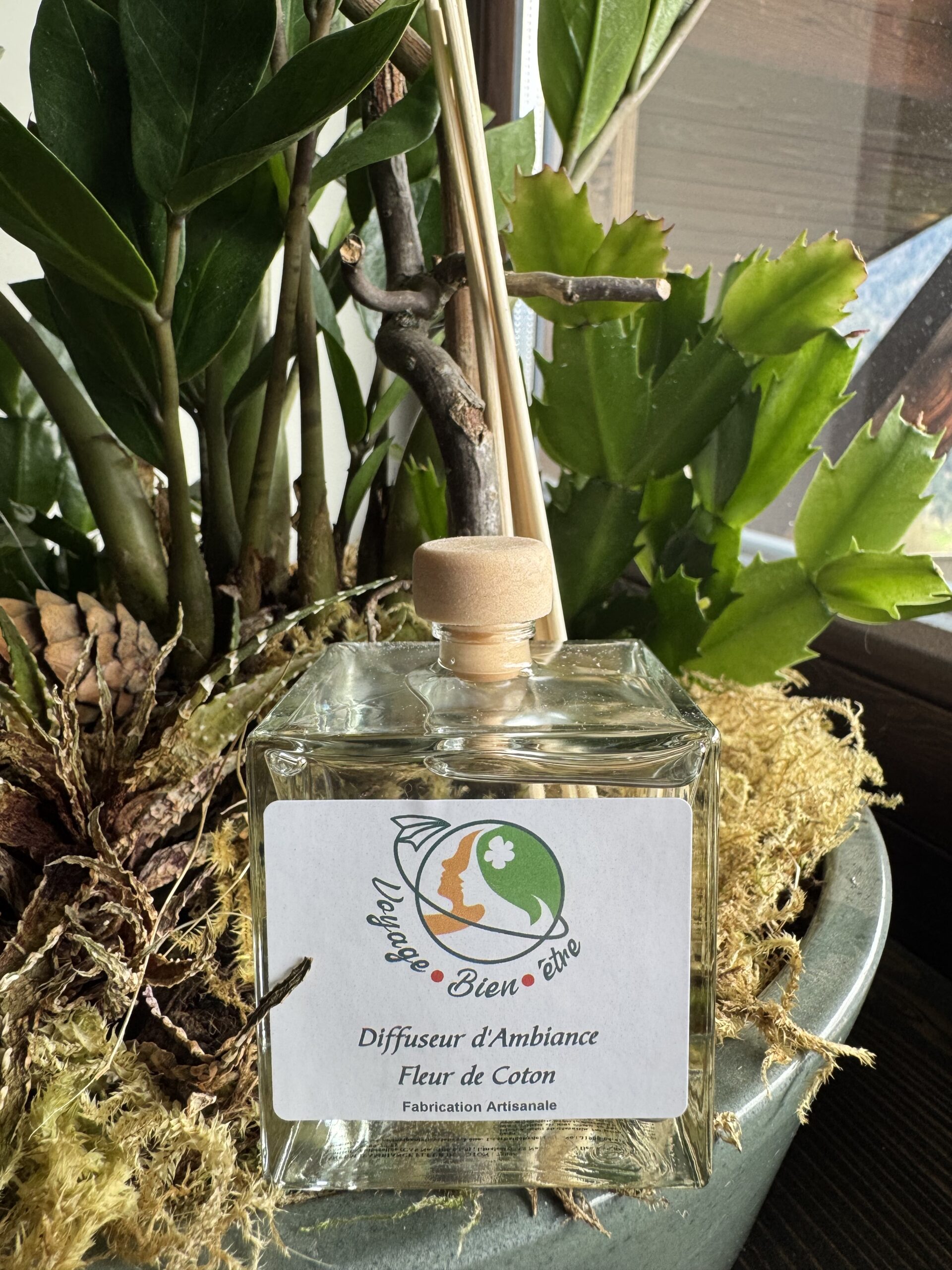 Diffuseur d’ambiance fleur de coton 100ml