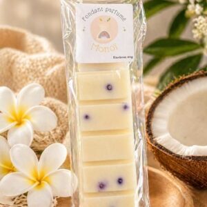 Fondant parfumé Monoï – Évasion solaire | Cire de soja artisanale 40g
