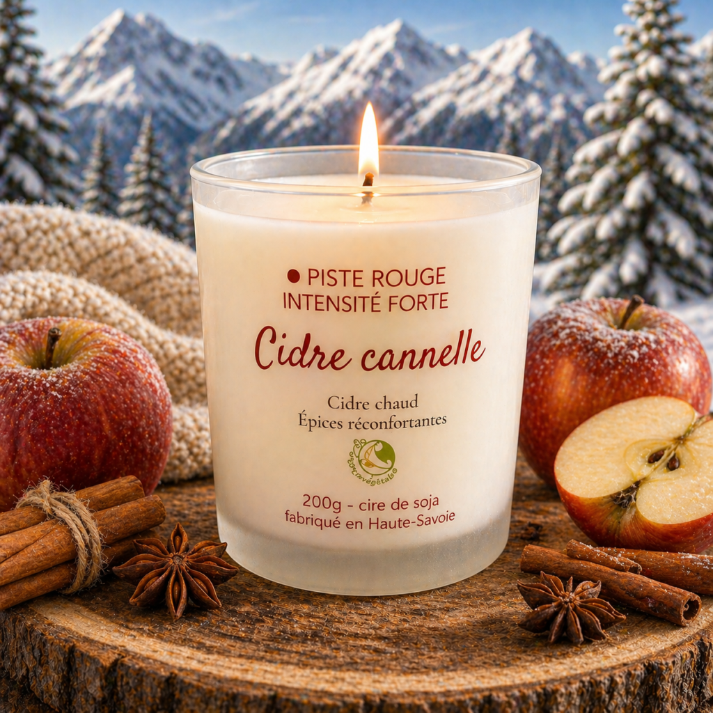 Bougie parfumée – Cidre Cannelle