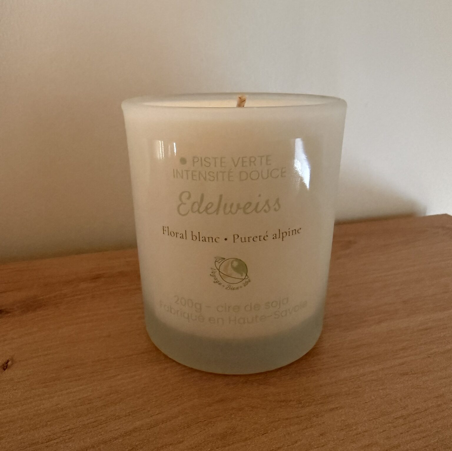 Bougie edelweiss 200g