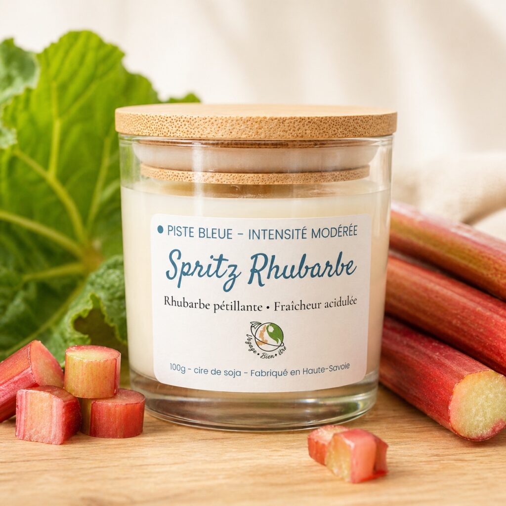 Bougie parfumée – Spritz Rhubarbe 100g