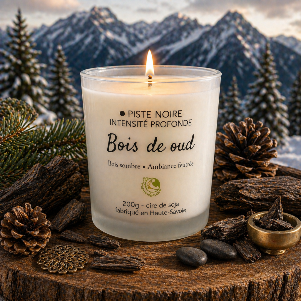 Bougie parfumée – Bois de Oud