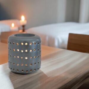 Brûle-parfum Douce Lueur – Diffuseur minimaliste & ambiance apaisante