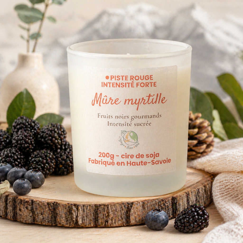 Bougie parfumée – Mûre Myrtille