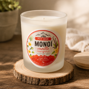 Bougie parfumée 70 g – Monoï Vanillé