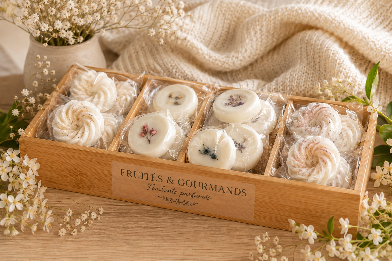 Fondants parfumés fruités et gourmands