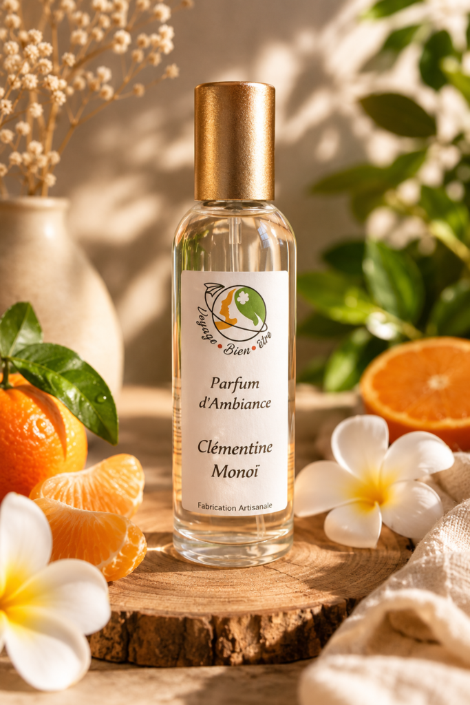 Spray d'ambiance – Clémentine Monoï 100 ml