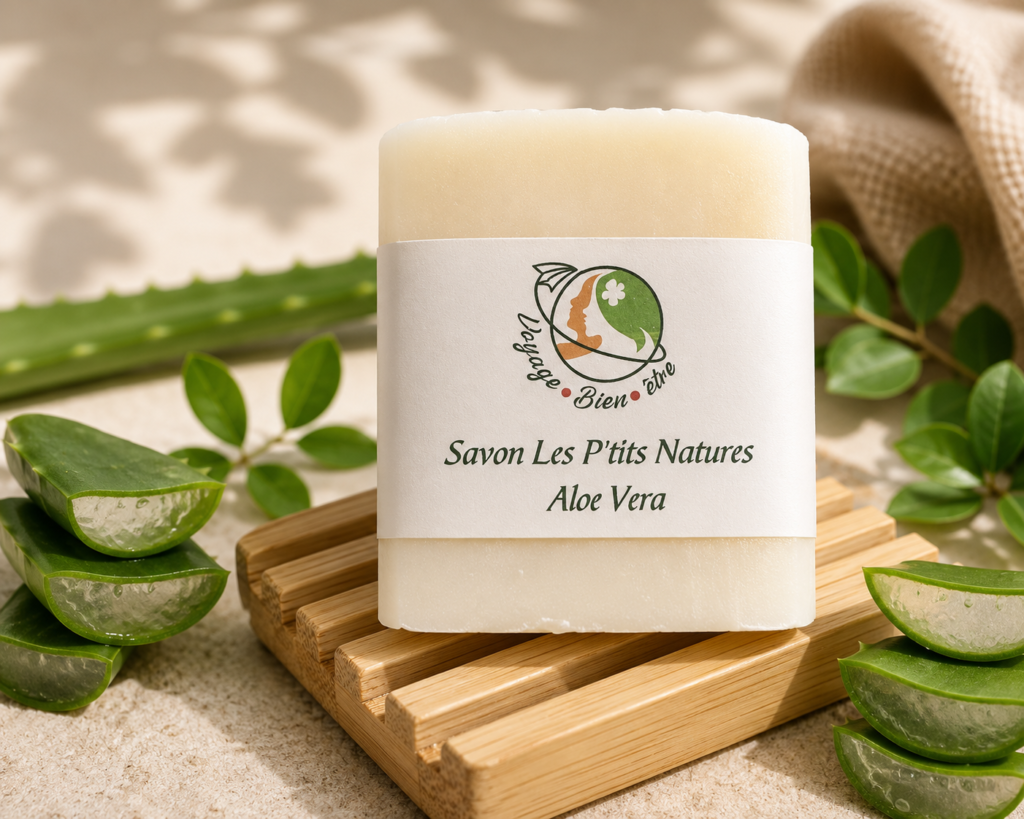 Savon Solide Artisanal Aloe Vera Bio – 100 g