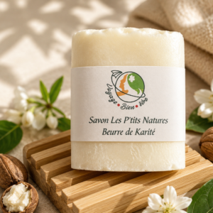 Savon Solide Artisanal Beurre de Karité – 100 g
