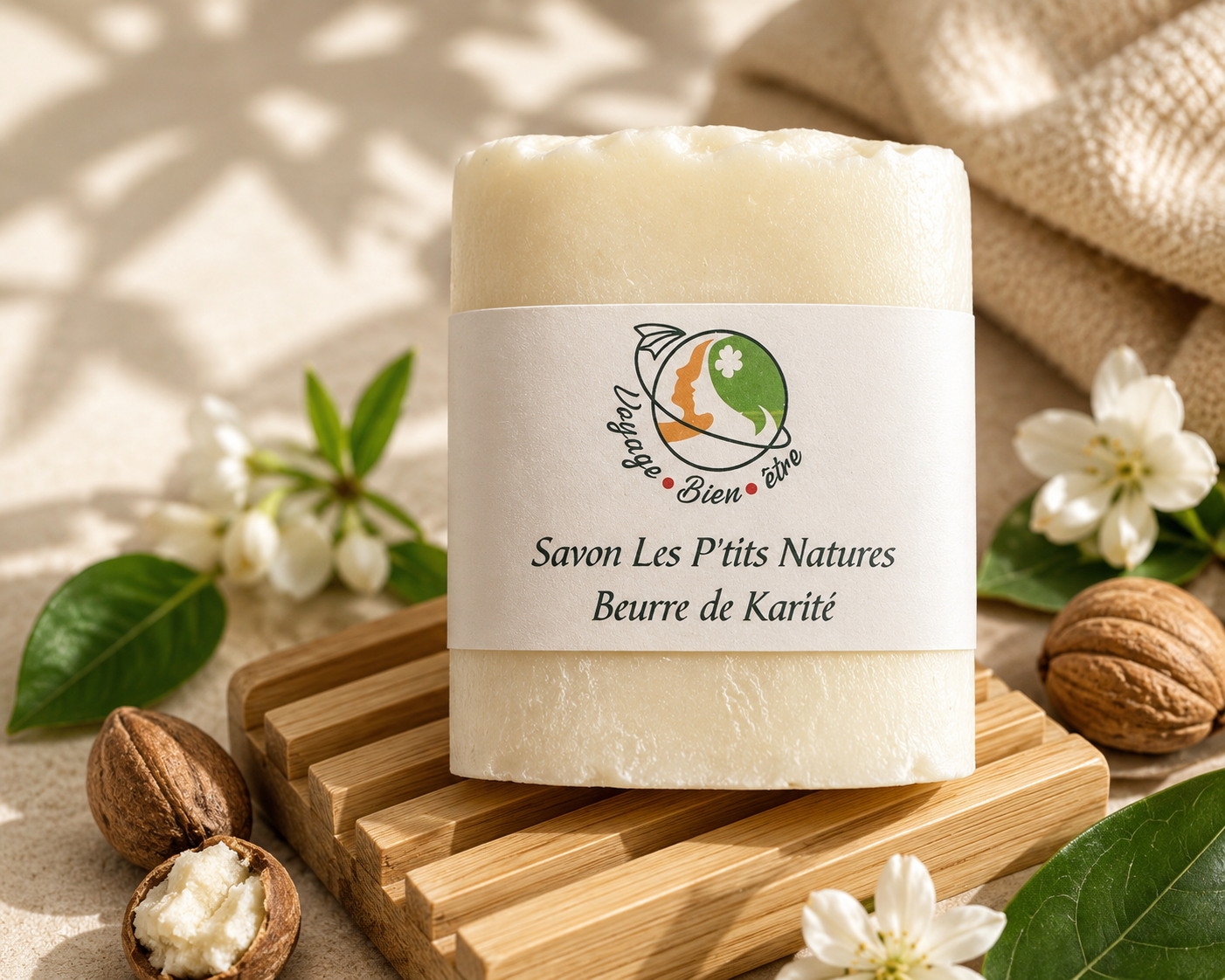 Savon Solide Artisanal Beurre de Karité – 100 g