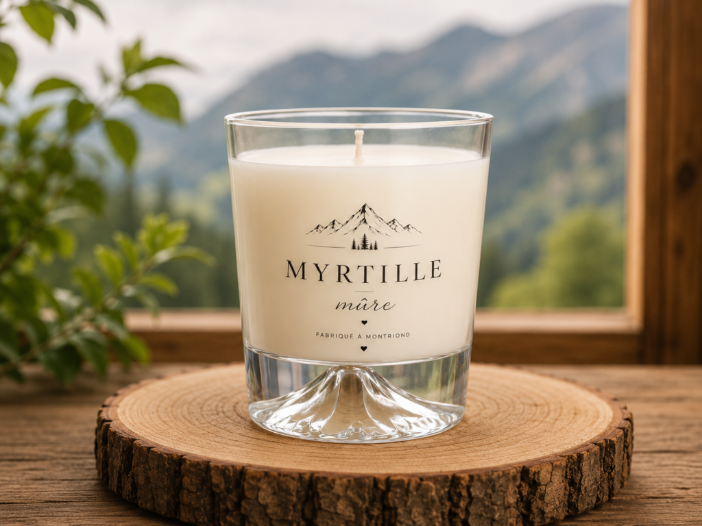 Bougie Prestige 200g – Mûre Myrtille