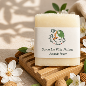 Savon Solide Artisanal Huile d'Amande Douce – 100 g