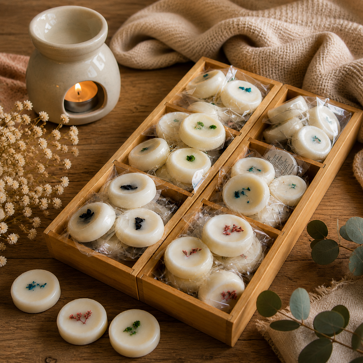 Fondants parfumés artisanaux fabriqués en Haute-Savoie