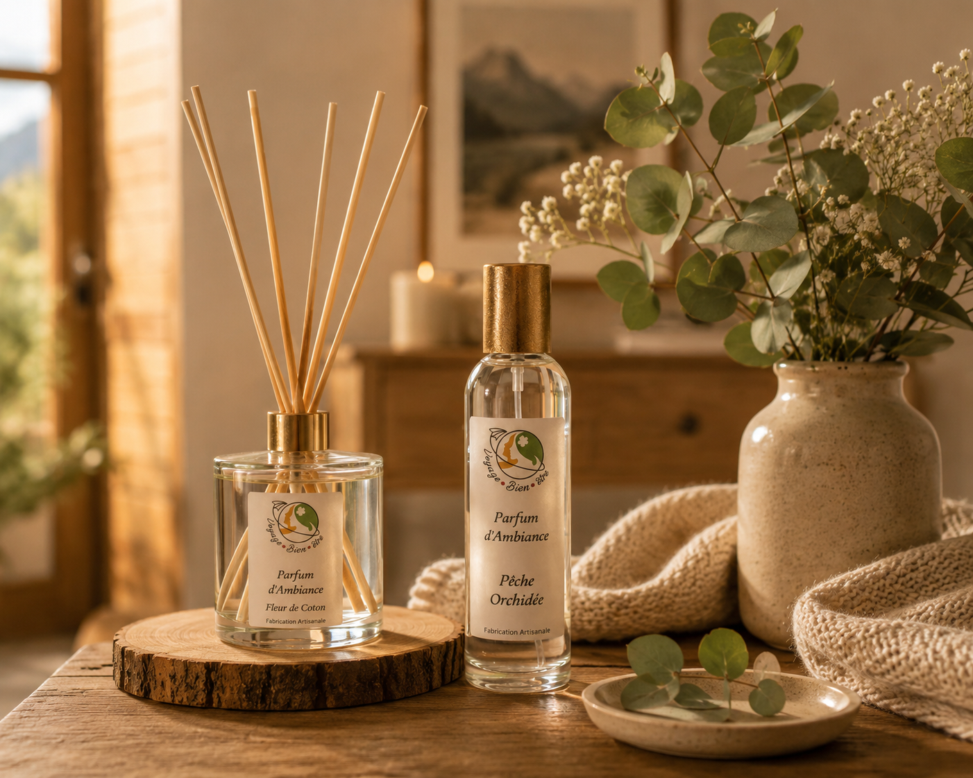 Spray parfumé et diffuseur d’intérieur