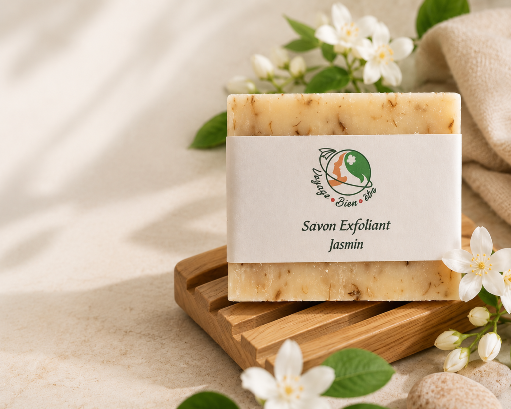 Savon Solide Exfoliant Jasmin – 125 g
