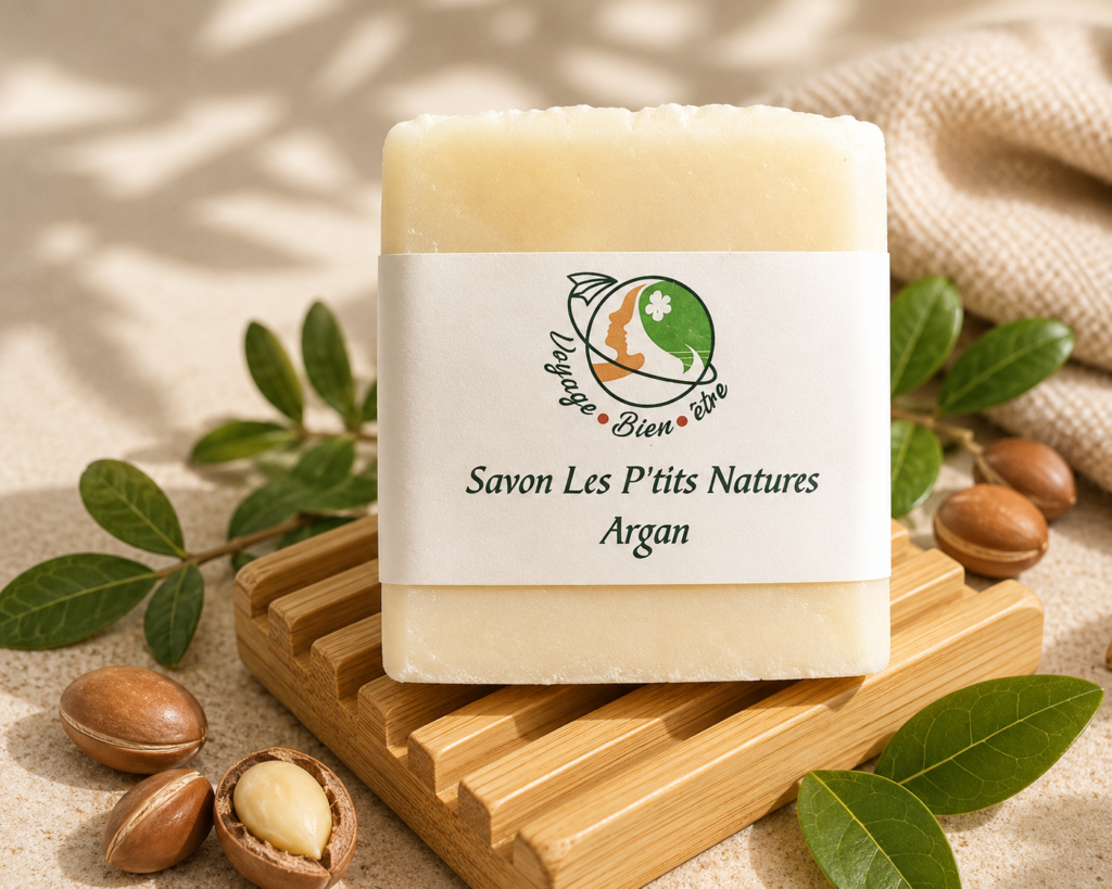 Savon Solide Artisanal Huile d'Argan – 100 g
