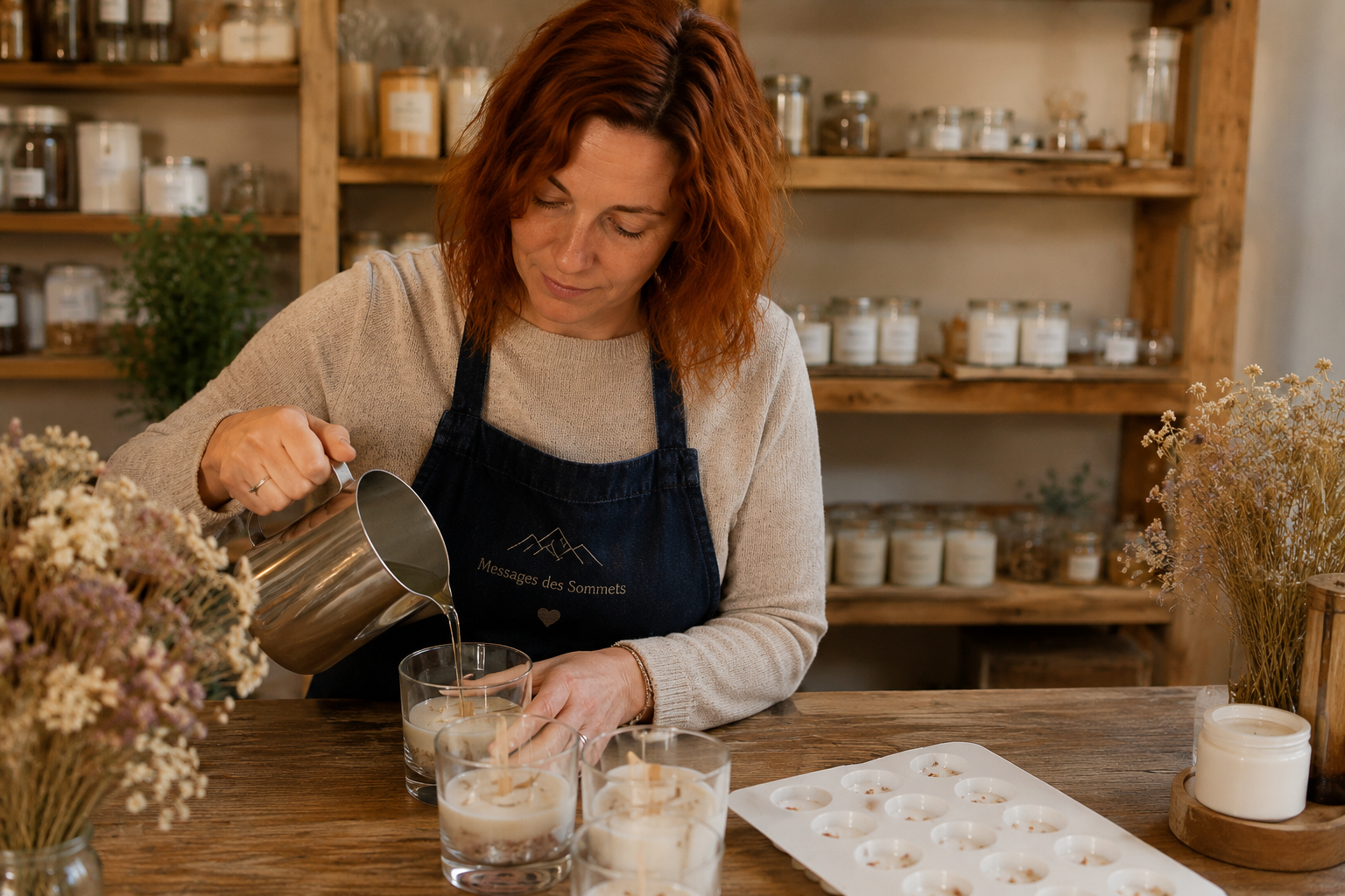 Charlène fabrique ses créations