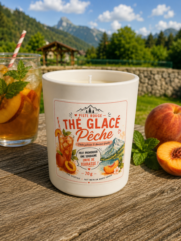 Bougie parfumée – Thé glacé Pêche